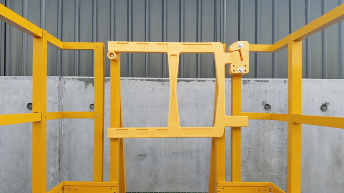 Industrial Self-Closing Safety Gates