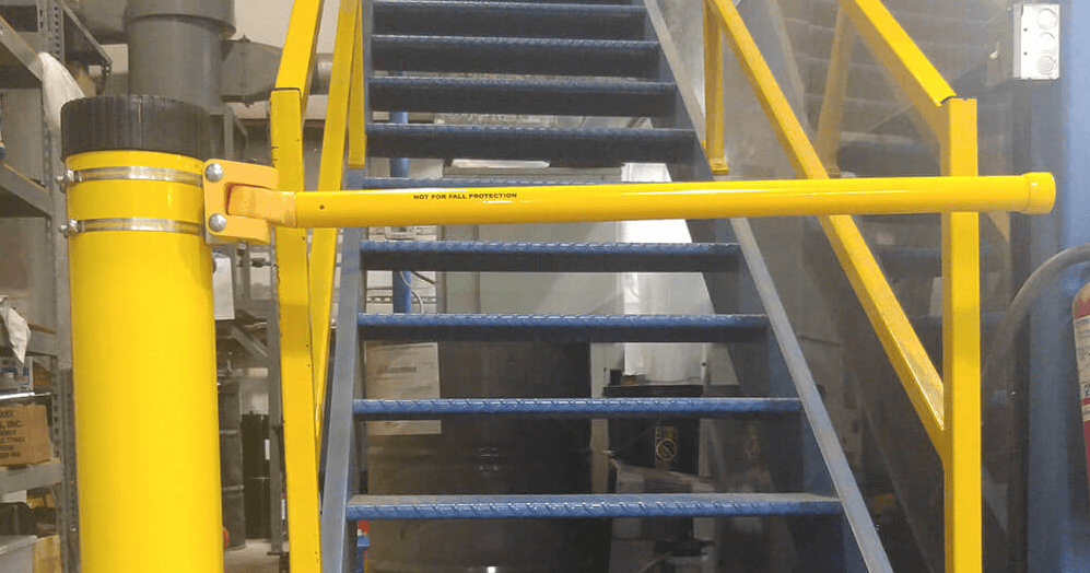 Single Bar Warehouse Safety Gate | Industrial Safety Bar