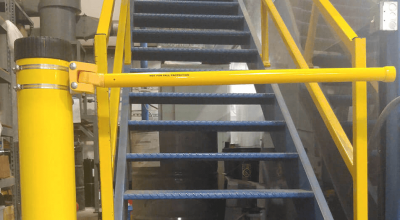 Single Bar Warehouse Safety Gate | Industrial Safety Bar